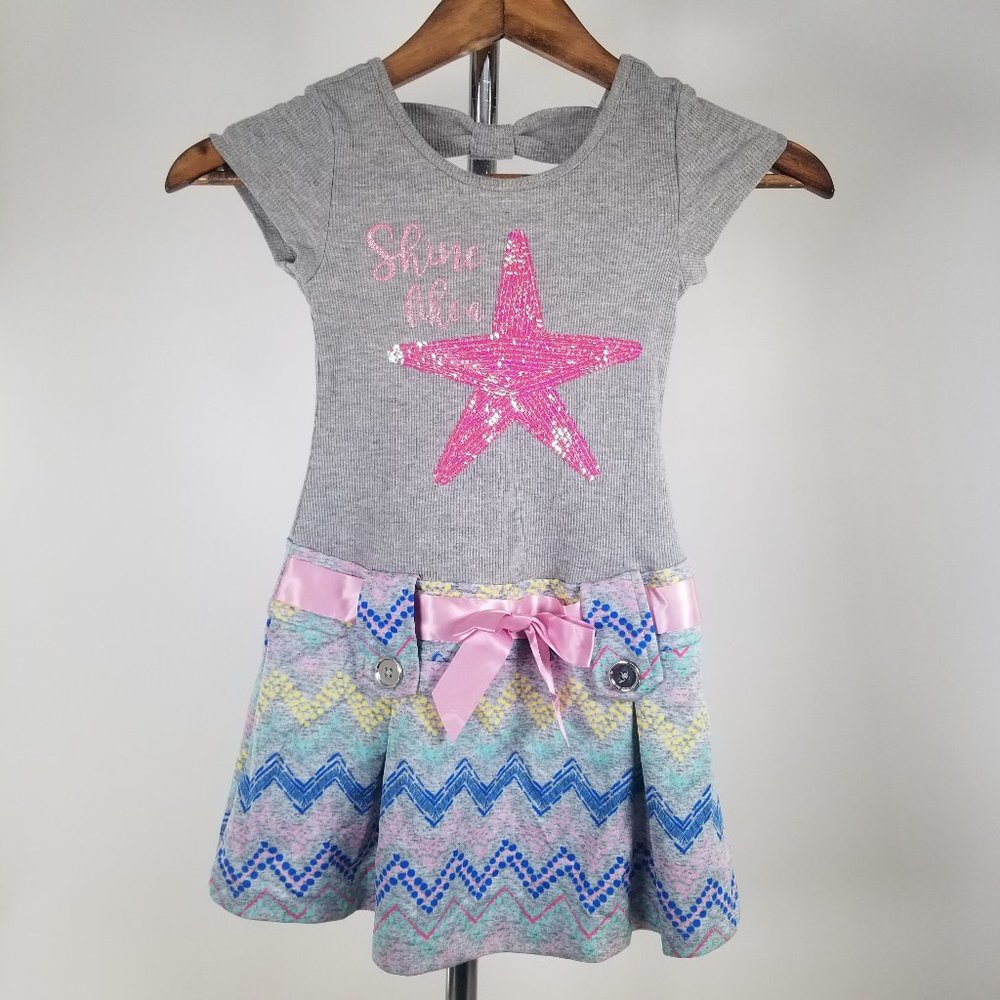 🌵 CRB Girl Sequin Shine Like A Star Dress
